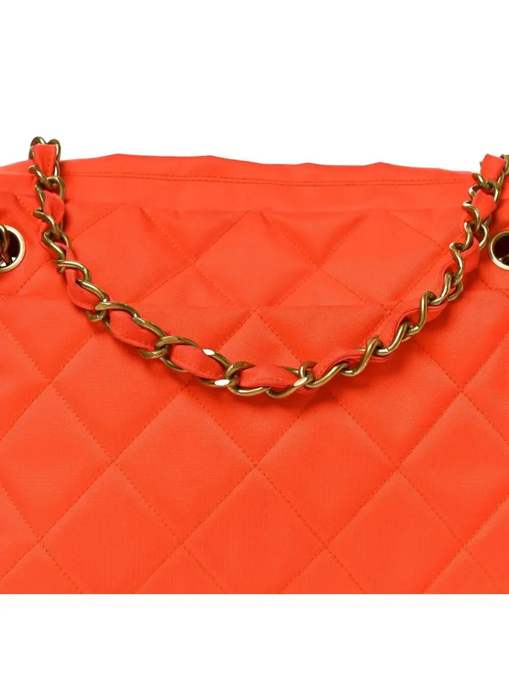 Chanel Quilted Camera Case Orange #286511C19B